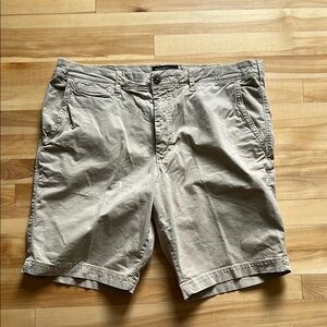 American Eagle Outfitters Tan Flat Front Shorts